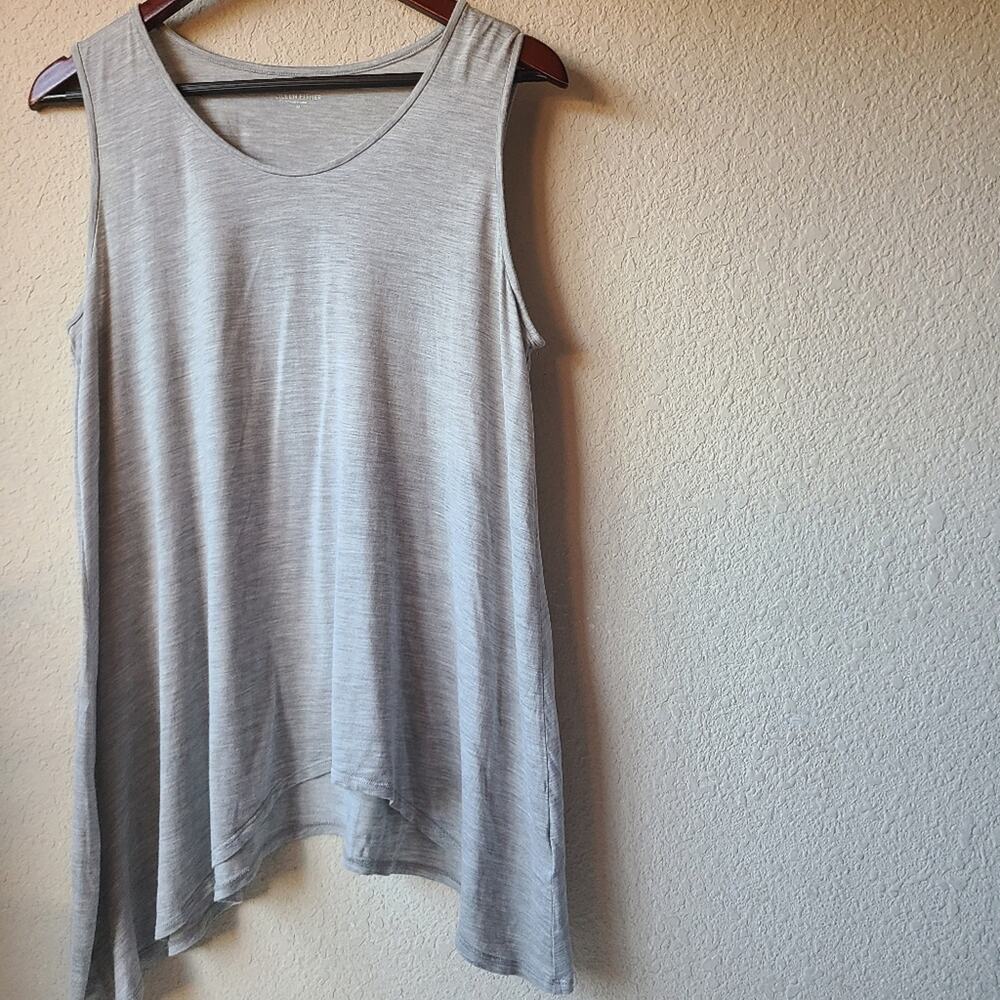 Eileen Fisher Gray Sleeveless Top Women's Size M